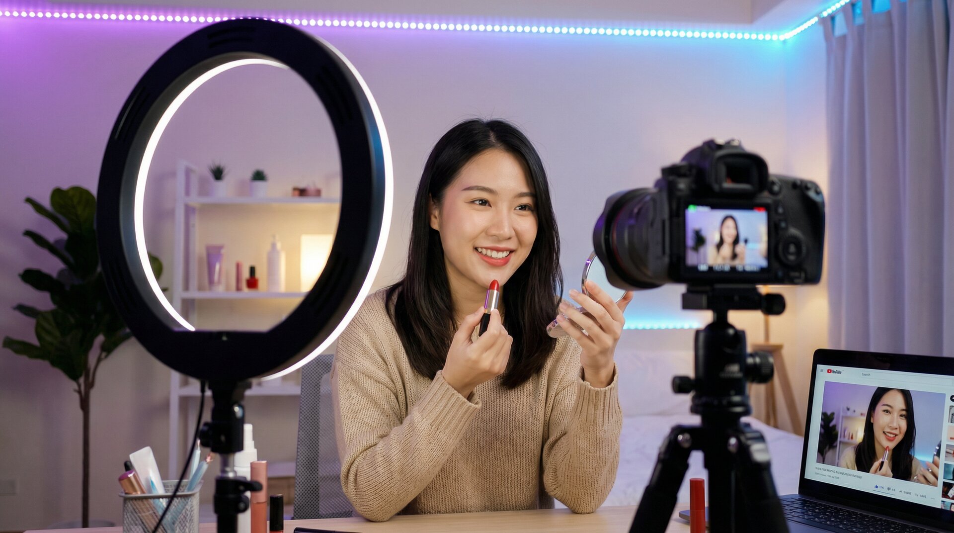 眼睛娘美妆教程视频